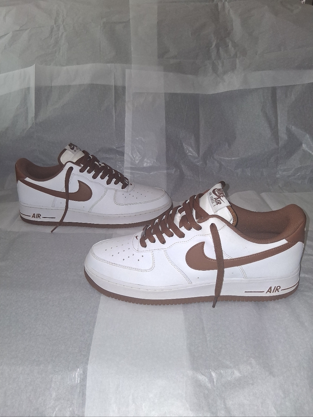 Nike Air Force 1 Low White Pecan Sneakers   11.5 Men